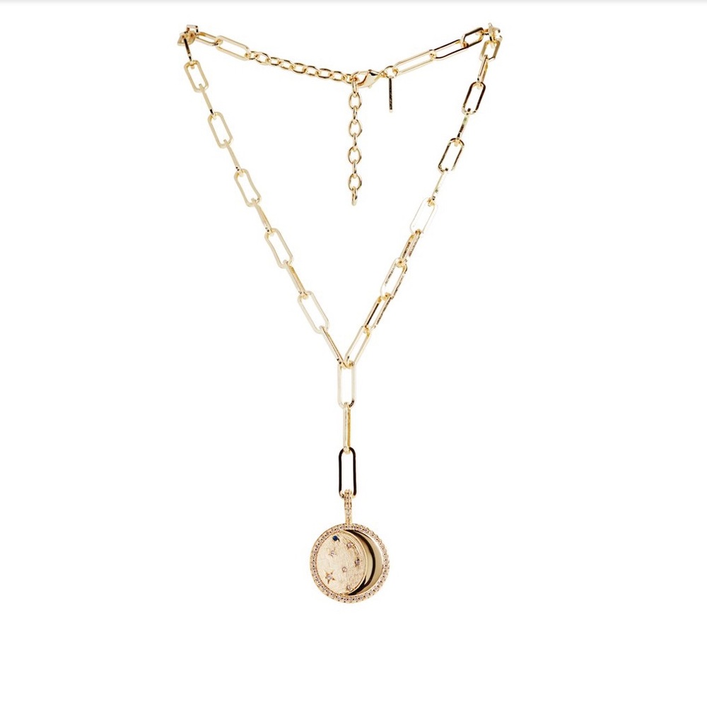 Melinda Maria Star lariat necklace